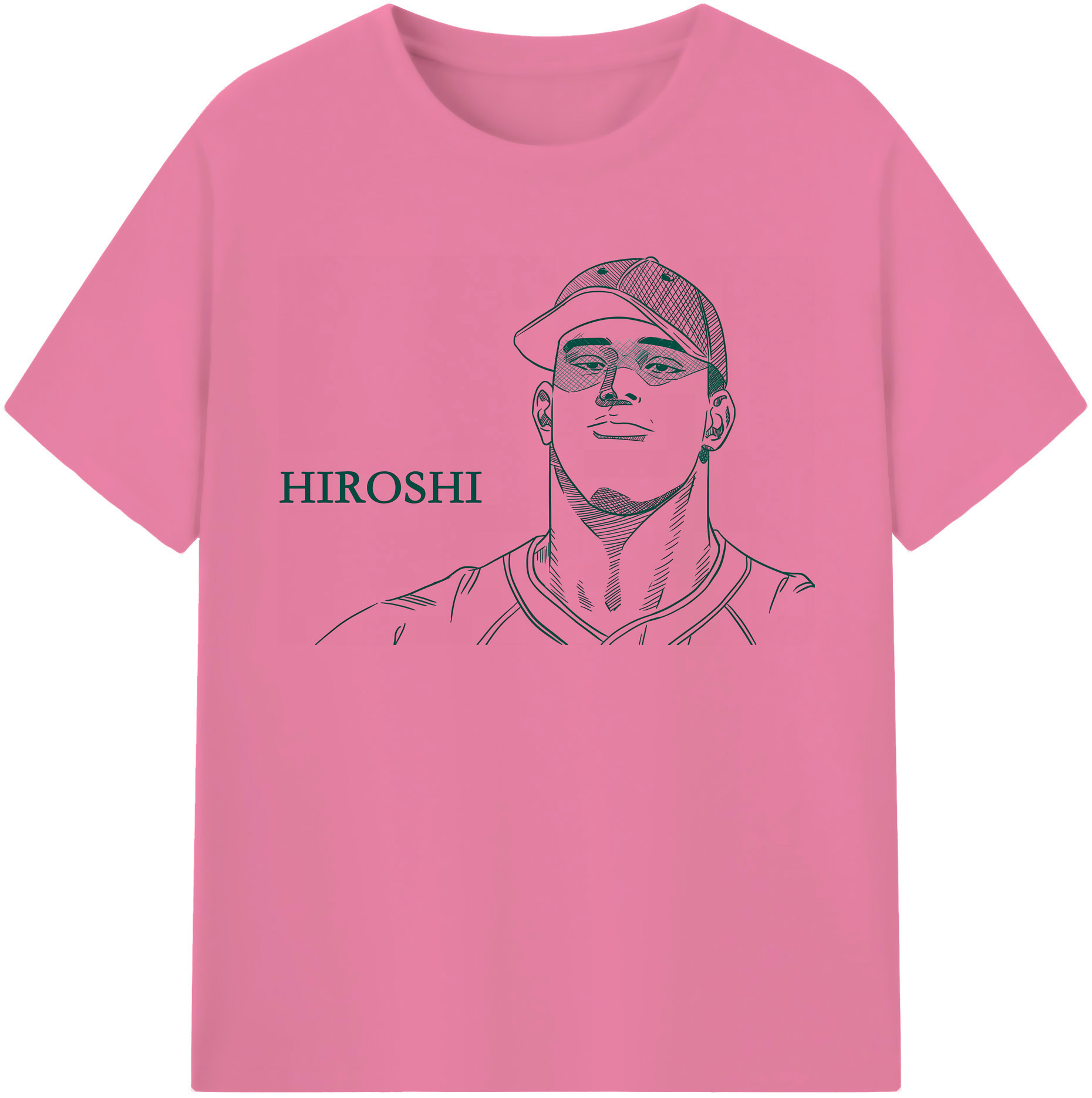 SLAM DUNK／スラムダンク 綿100％半袖Tシャツ（フロントプリント）